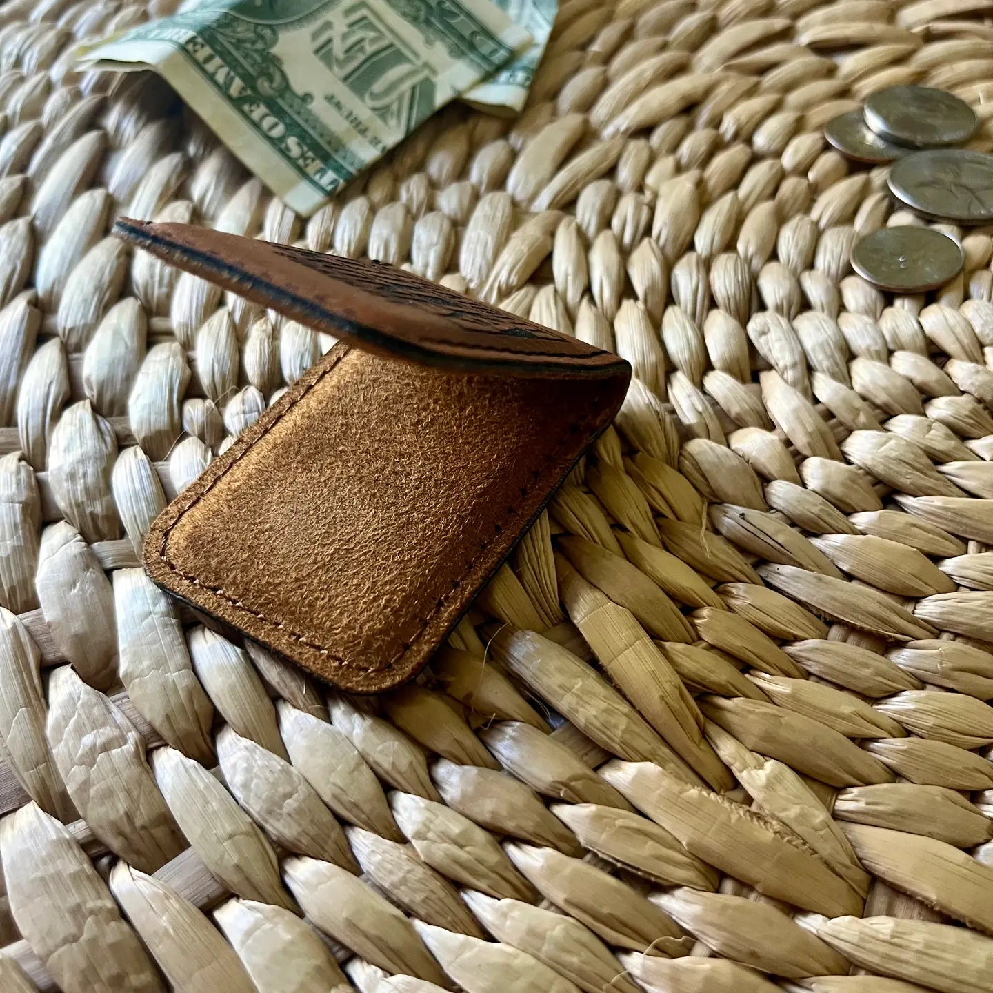 Men's Leatherette Money Clip