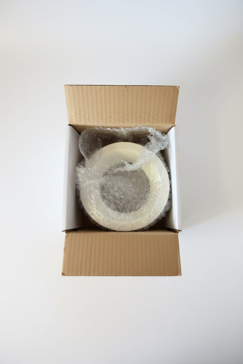 USAI Lighting B4RDF-S-WH-TRM 4.5" Round Downlight Flange Trim Clear Solite Glass