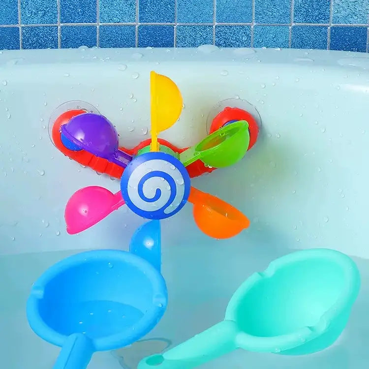 Baby Windmill Rotary Table Bath Toy