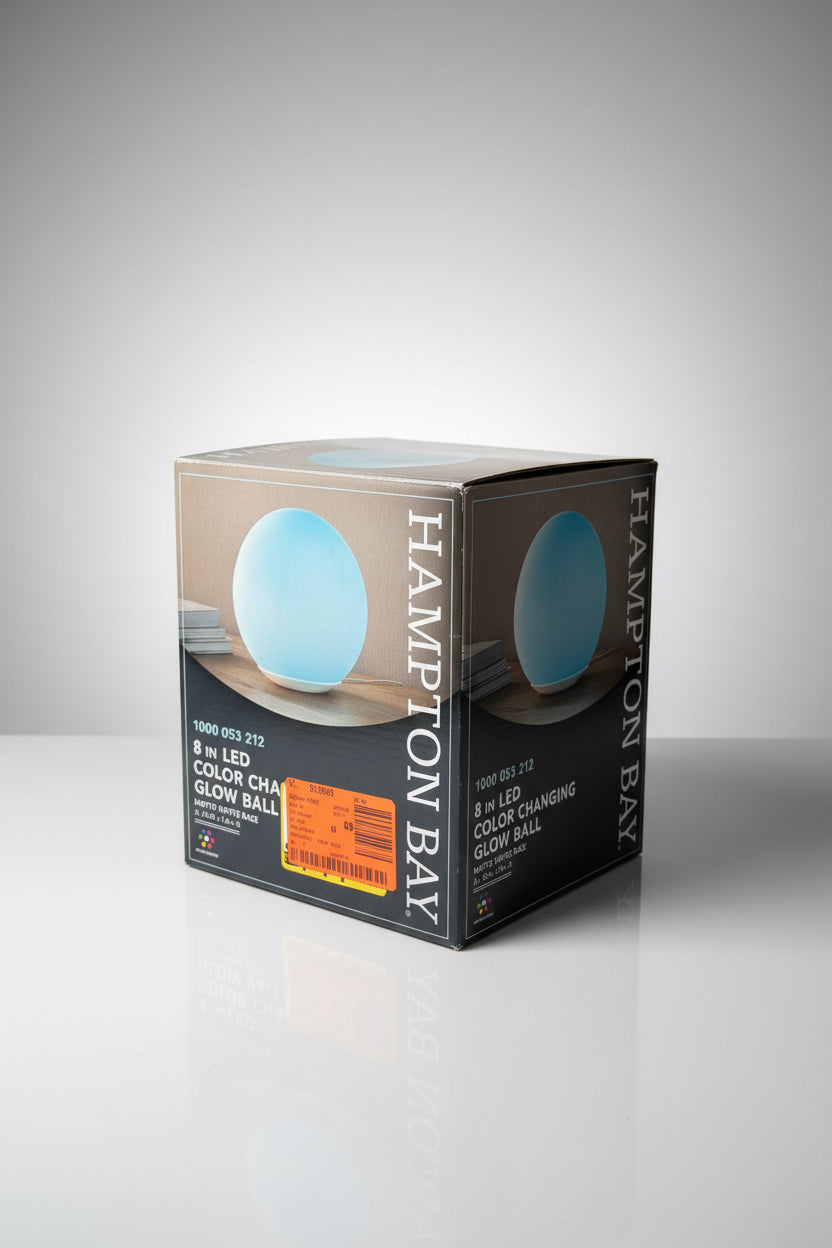 Hampton Bay
8 in. Color Changing LED Glow Ball Lamp